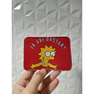 Carteira porta cartão Lisa Simpsons