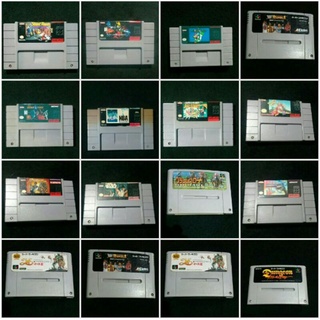 Jogos de Super Famicom/Nintendo SNES originais