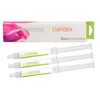 3 Clareador Dental Claridex Evolution 22% Biodinamica