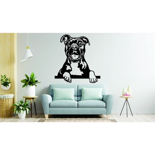 Quadro Pitbull 19x18 Decorativo Vazado Cachorro Casa MDF 3mm (4)