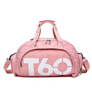 bolsa mala t60 rosa academia bagagem viagem c bolso impermeavel