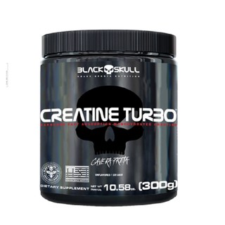 Creatina Turbo - 300g Pote (Black Skull)