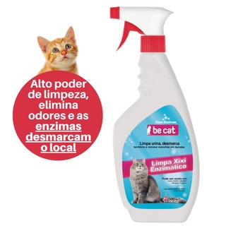 Limpa Xixi Enzimatico Para Gatos Xixi Não Pode 500 ml