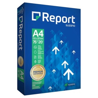 Papel A4 Resma Sulfite 500 Folhas 75g/m² - Branco - Report Premium (1)