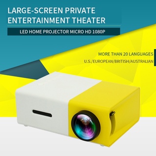 mini Projetor Led lumihd Alta Resolução HD Portátil 1080p Home Theater