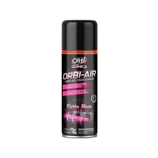 Higienizador Limpa Ar Condicionado 200ml- Orbi Air Spray Higienização Carro Novo