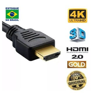 CABO HDMI 2.0 4K 60FPS DE ALTO DESEMPENHO.