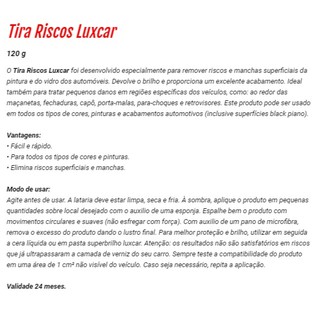 Tira Riscos Automotivo Luxcar 120g (3)