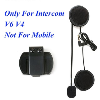Intercomunicador Bluetooth Para Capacete De Motocicleta V4 / V6 Leve Portátil Clipe Suporte Para Intercomunicador De Capacete Mod V4 E V6