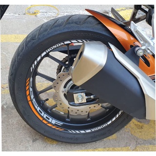 Kit de Friso Fita Adesivo CB500F Refletivo para roda de moto Honda CB 500 F