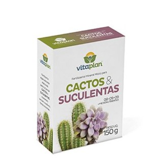 Fertilizante (Adubo) Vitaplan para Cactos e Suculentas 150g (1)