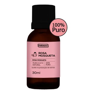 Óleo De Rosa Mosqueta 100% Puro 30ml - Farmax