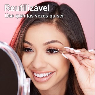 Kit cílios magnéticos postiços maquiagem para olhos - O mais vendido no Brasil - Cilios Postiços - ENVIO IMEDIATO - (4)