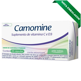 Camomine C Baby Vitaminas C e D3 - 20 Caps (2)