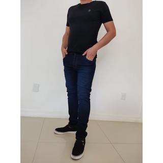 Calça Jeans Masculina Slim Elastano Lycra CM024