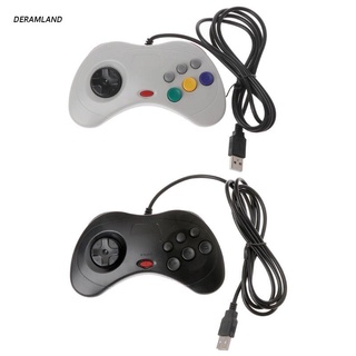 USB Classic Gamepad Controller Wired Game Controller Joypad for Sega Saturn PC