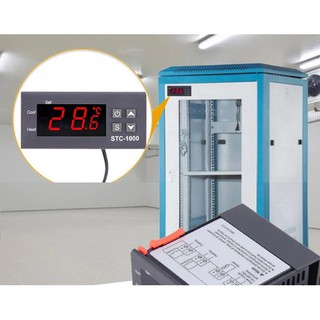 Controlador de temperatura digital termostato STC-1000 110-220V (2)