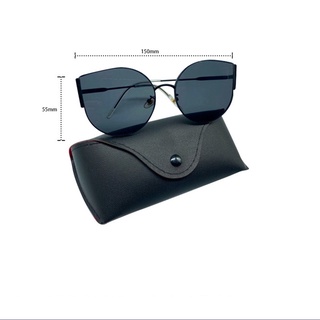 Estojo De Óculos De Sol De Sol Moderno E Simples Personalizado Com Logo De Botão / Capa De Couro Feitos À Mão (7)