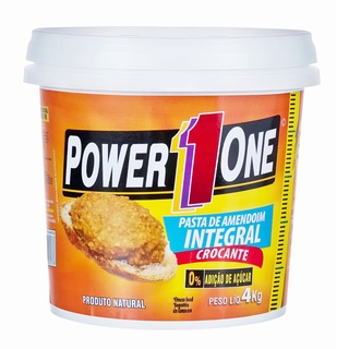 Pasta de Amendoim Crocante Integral 4KG PowerOne
