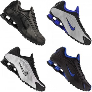 Tênis Nike Shox R4 Nz - Masculino - 4 Molas - Preto Branco Vermelho Prata Azul Bebe Cinza Vermelho - Barato - Envio Rápido (1)