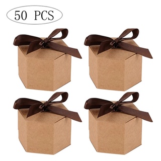 50 Mini caixinhas Embalagem para Biju Bijuteria Joia Lembrancinhas Aniversario ou Casamento Marrom kraft e Branca (1)