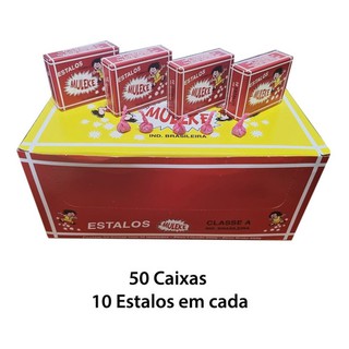 Caixa com 50 Estalos Muleke - São João - Festa Junina