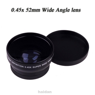 55mm 0.45x Lente Grande Angular Olho De Peixe Profissional Para Nikon D70 D3200