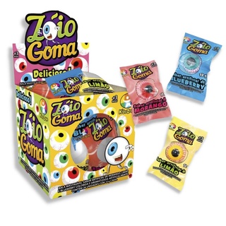 Zóio Goma olho gelatina Doces Halloween Kids zone 12g
