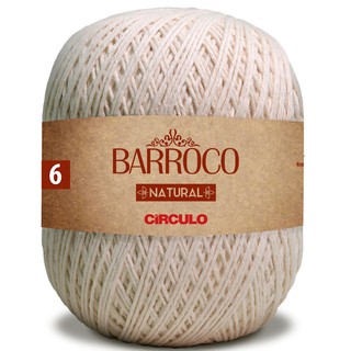 Barbante Barroco Natural N°6 700G