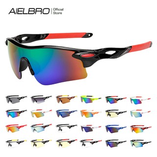 AIELBRO Óculos De Sol De Sol Esportivo Para Ciclismo / Corrida / Corrida / Corrida / Ciclismo Uv400