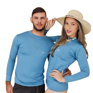 Camisa Proteção Solar UV 50 Camiseta Segunda Pele Moda Praia Promoção Premium