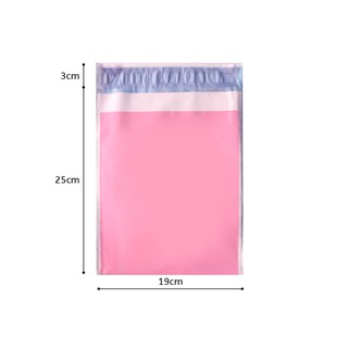 100 Envelopes de Segurança 19x25 Colorido (Rosa Bebê)