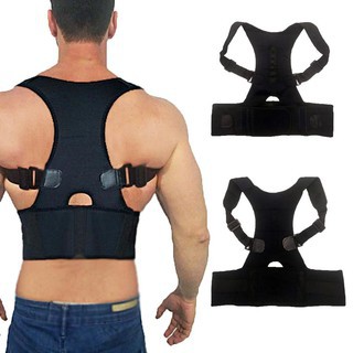 Cinta Colete Corretor Doctor Magnetico Postura Coluna Lombar Regula Magnética alívio de dores nas costas cervical ombros ajustável (2)