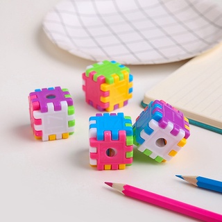 Cubo De Rubik Fofo / Apontador De Lápis / Material Escolar / Estudante (1)