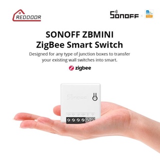 Ddoor SONOFF ZB MINI Zigbee 3.0 DIY Smart Switch Two Way Switch APP Remote Control Works With Smartthing/ Hue Hub/ SONOFF ZB CCRED