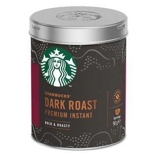 Starbucks Dark Roast Café Solúvel Premium Torra Escura 90g Lata (1)