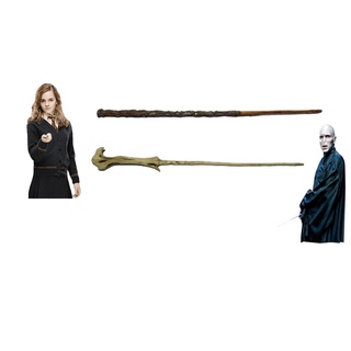 Kit Varinha Hp Modelos Hermione E Voldemort