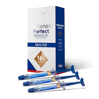 Clareador Dental Whiteness Perfect 16% Mini Kit FGM c/ 3 Ser.