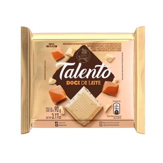Chocolate Branco Talento Crocante Doce de Leite Garoto 90g