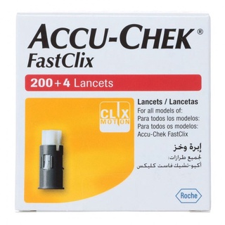 Accu-Chek Fastclix, 204 Lancetas Roche