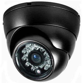 Câmera De Segurança CFTV Dome CCD Infra Vermelho 24 LEDS