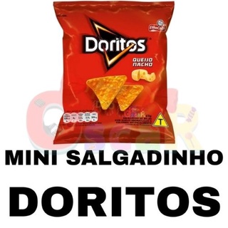 Kit 10X Mini Salgadinho Doritos 22g - Elma Chips - Pepsico - Batatinha Frita 1 2 3 - Leia A Descrição Do Produto
