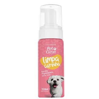 Espuma Higienizante Limpa Carinha Pet Clean 150ml