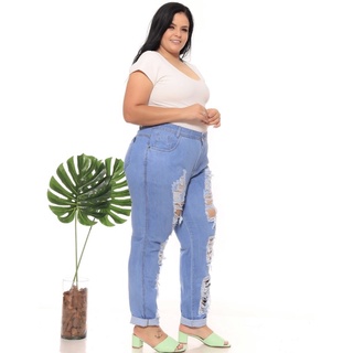 calça feminina mom jeans plus size destroyed lançamento (7)