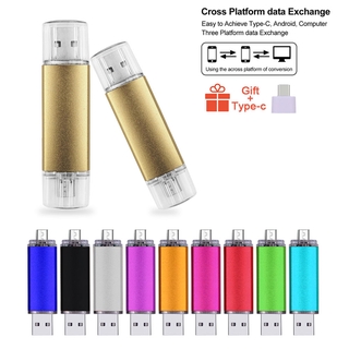 【Flash Drive】2 IN 1 OTG USB Flash Drive Pen Drive 8GB 16GB 32GB 64GB Pendrive Micro USB Stick for Smart Phone