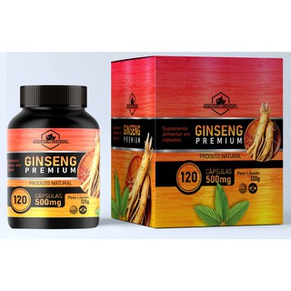 Ginseng Premium 120 Capsulas 500mg Concentrado Full