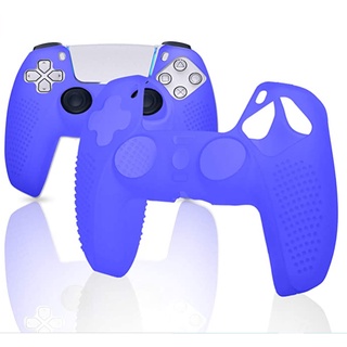 Capa Protetora Azul PS5 De Silicone Controle Dualsense para joystick para sony playstation 5 game controller skin guard acessórios para jogos cap grip (1)