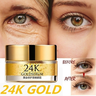 24K Gold creme para os olhos soro anti-rugas para remover olheiras (1)