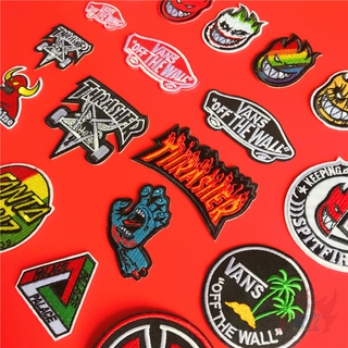 1 Peça Adesivo De Ferro Para Costurar Em Emblemas DIY Skate/Coleção Da Marca (9)