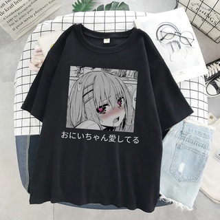 Camiseta Basica Tshirt Algodao Girl Punk Sexy Hentai Love Haifuu Moda Japanese Unissex (2)
